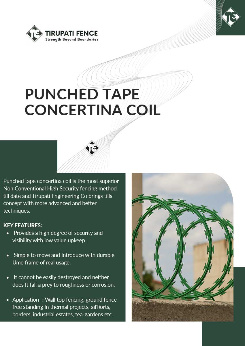 Punched Tape Concertina Coil